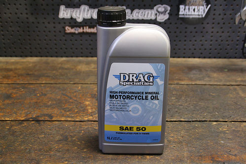 Drag Specialties Motoröl SAE 50, mineralisch, 1 Liter