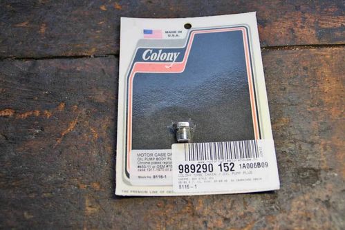 Colony Drain Plug / Oil Pump Plug