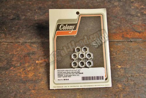 Nuts for Panhead Rocker Studs Set for 1 Head