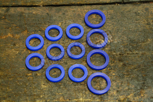 Pushrod Cover Seal Kit, Blue Silicone, BT 48- early 79