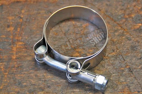Supertrapp Exhaust Clamp, universal use, for 1 3/4" pipes, Stainless