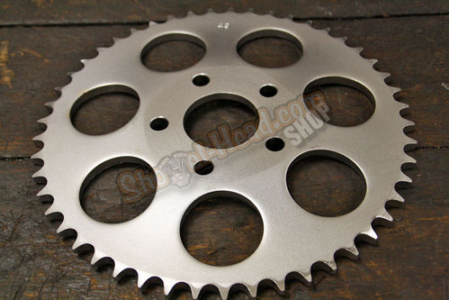 Rear Wheel Sprocket, Steel, zinc coated, BT 73-84 / XL 79-81, Pick a size
