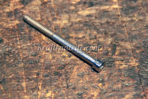 #10-24 x 2.5" Allen Head Bolt, polished Stainless