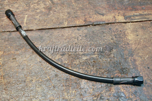 Goodridge Brakeline, Stainless Steel, black coated, 11" (~28cm)