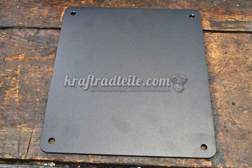 License Plate Base Plate, 180x200mm, w/o ear for Plate Light