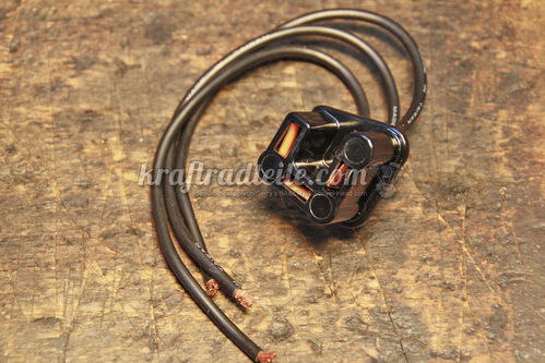 H4 Headlight Connector, female, with wires