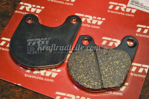 Brake Pads, allround organic, TRW, front, FX 77-83 / XL 78-83 / FXWG 80-03