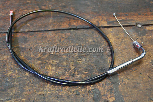 Barnett Throttle Cable, FXRT 83-89 / FXRS 87-89 & FXLR , 89cm Outer Cable, black