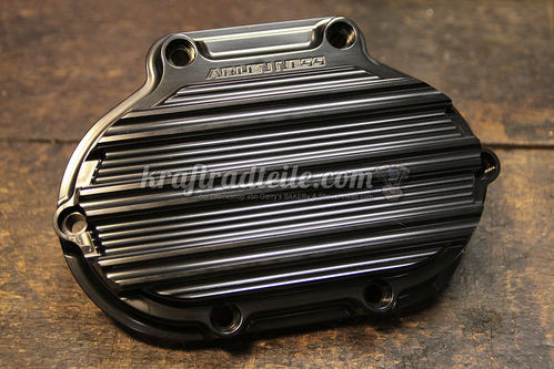 Arlen Ness 10-Gauge Transmission Side Cover ,black, 6-Speed BT 2006/2007 up, mech. Clutch