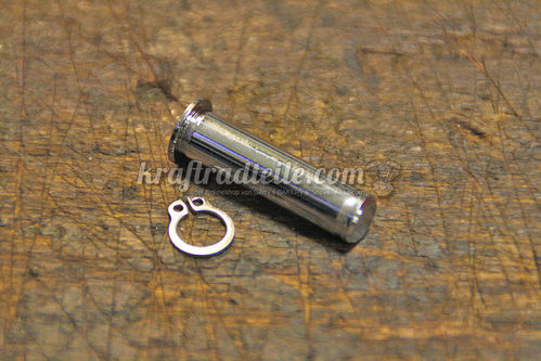 Pin & Retaining Ring Brake / Clutch Lever, Sportster© 04 later, chromed