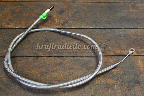 Clutch Cable, Barnett, Braided, Length: 159cm, BT 87-06 (5-Speed)