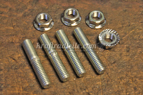 Exhaust Stud & Nut Kit, BT 84up / Sportster© 86up