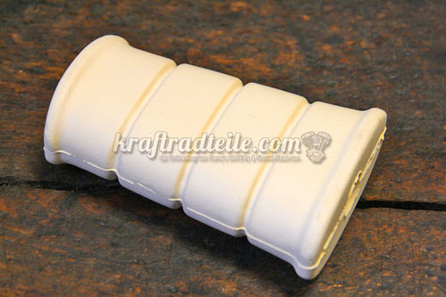 Repl. Kicker Pedal Rubber, white, Flat Style, FL / FX 36-76